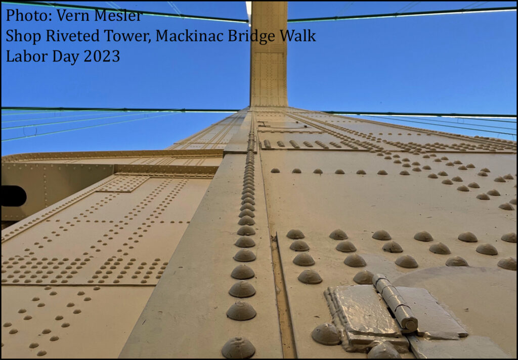 Shop riveted Mackinac Bridge Tower