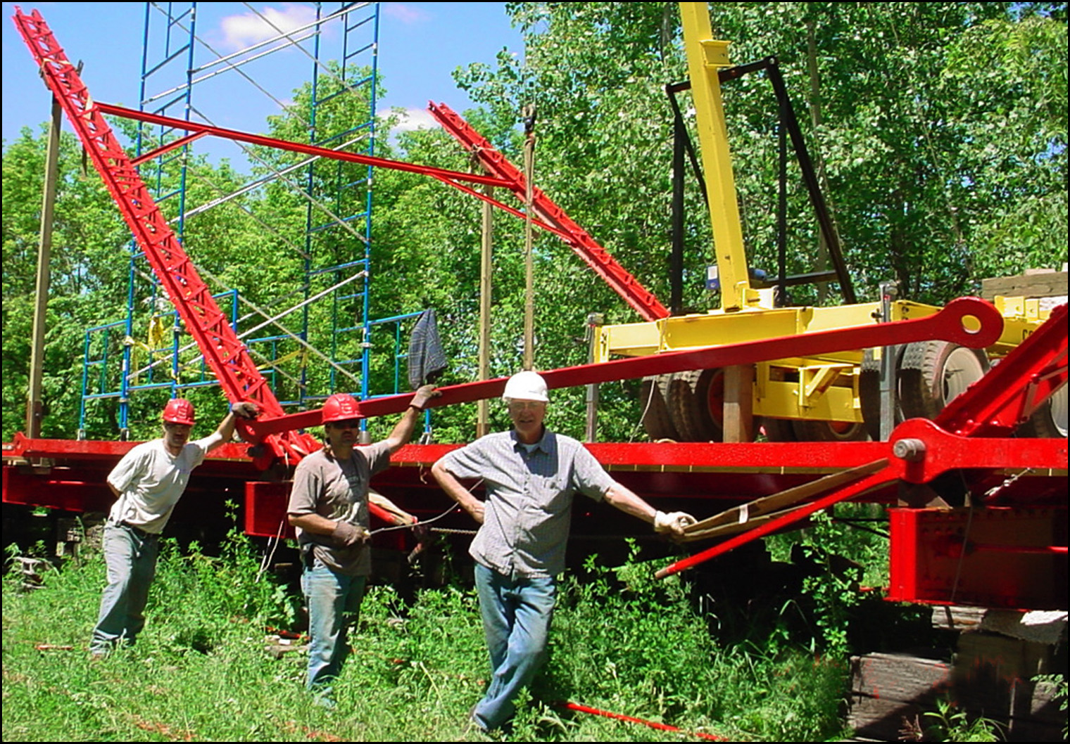 Charlotte Highway erection at the Historic Bridge Park, 2006