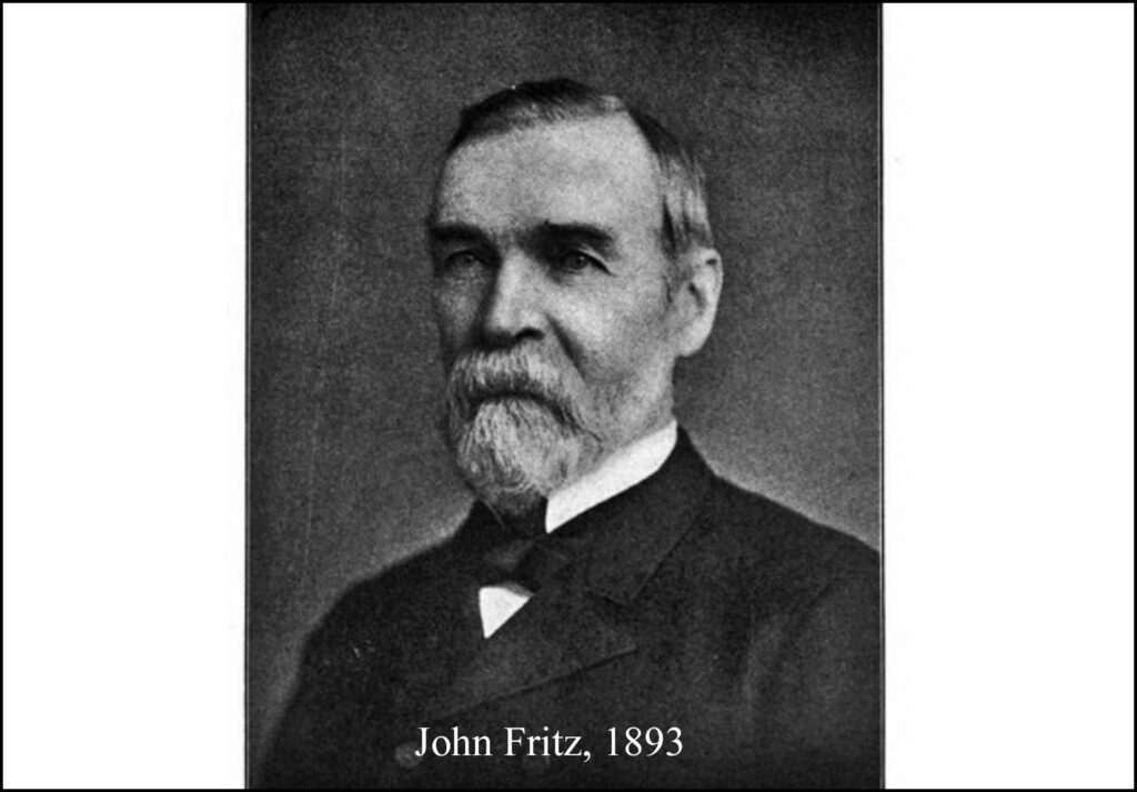 John Fritz 1893 (American Society of Mechanical Engineers, 1912).