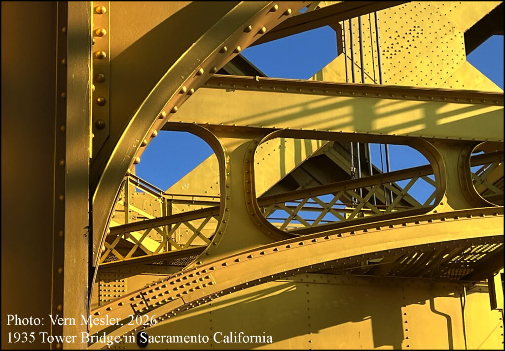 1935 Tower Bridge in Sacramento California