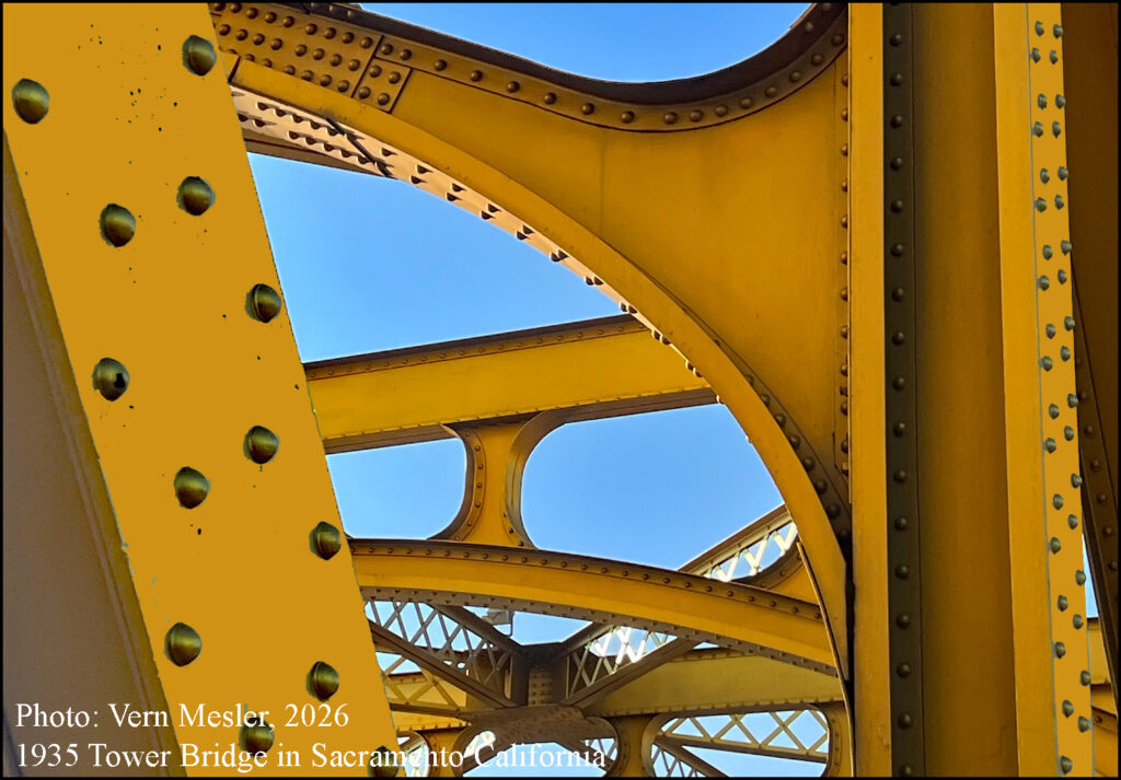 1935 Tower Bridge in Sacramento California