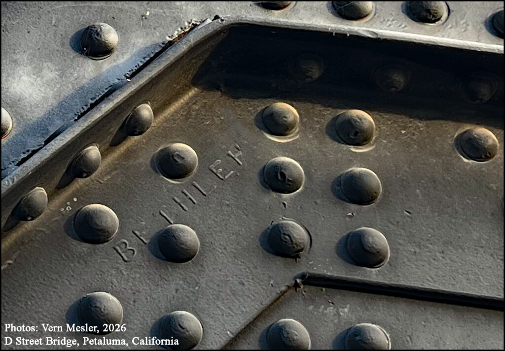 D Street Bridge spanning the Petaluma River, Petaluma, California