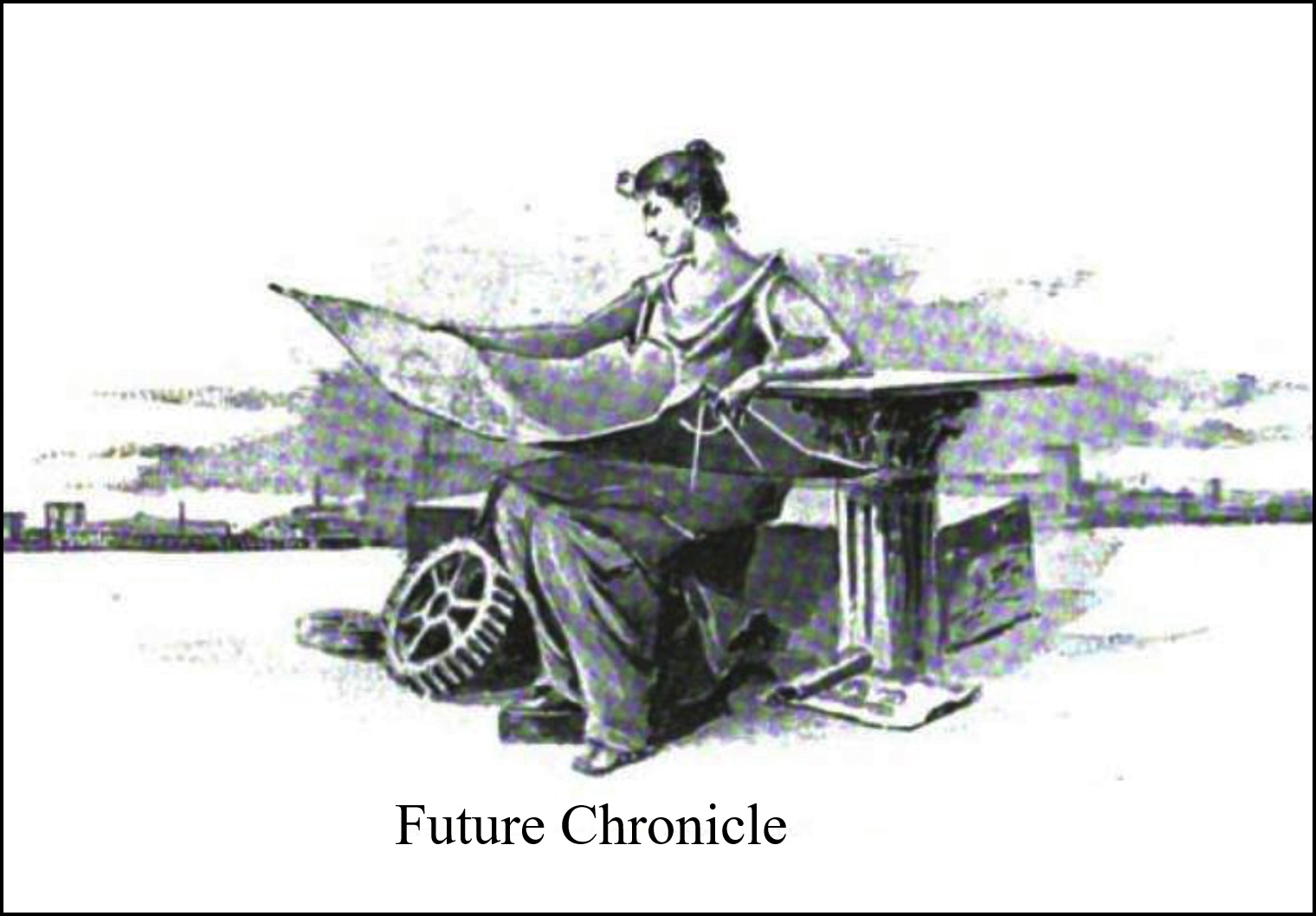 Future Chronicle., Carrier Magazine Illustration.