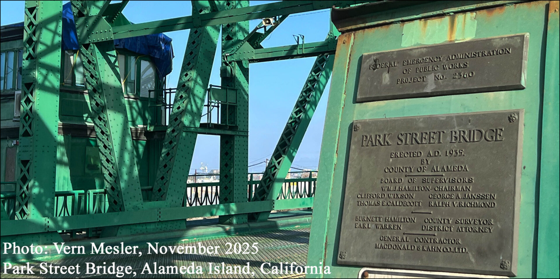 Park Street Bridge Alameda Island California