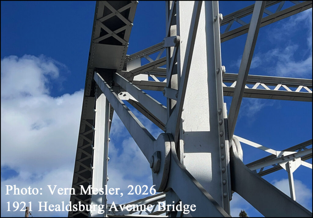 Healdsburg Avenue Bridge (also known as Healdsburg Memorial Bridge) that was built in 1921