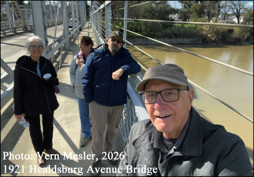 Healdsburg Avenue Bridge (also known as Healdsburg Memorial Bridge) that was built in 1921