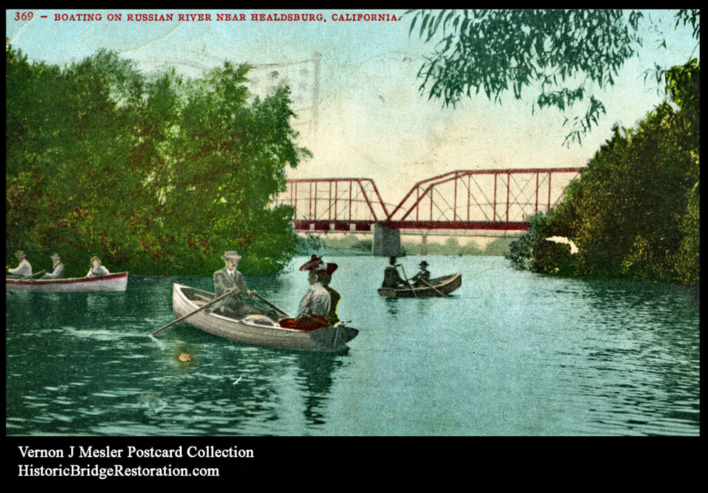 1921 Northwestern Pacific Railroad Bridge Postcard