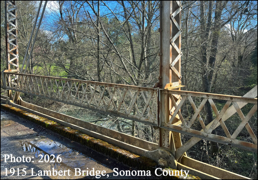 Sonoma County’s two-lane Lambert Bridge Road