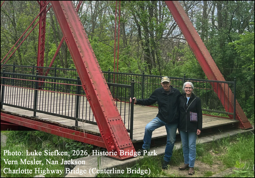 Calhoun County Historic Bridge Park Marshall Michigan, maintenance schedule for the five historic bridges in the park.