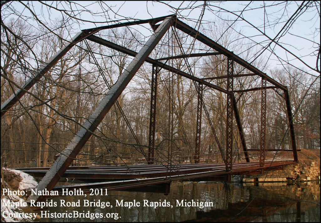Photo of the Maple Rapids Road Bridge, Maple Rapids, Michigan Nathan Holth