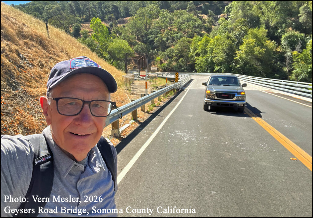 Vern Mesler, 2026 Geysers Road Bridge, Sonoma County California