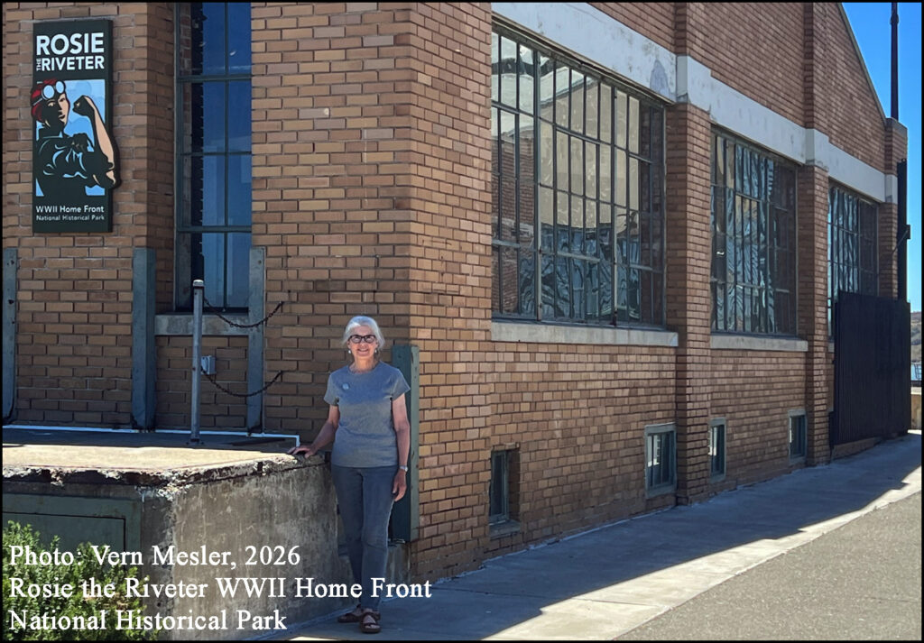 Richmond, California, shop-riveted columns and trusses, houses Rosie the Riveter WWII Home Front National Historical Park