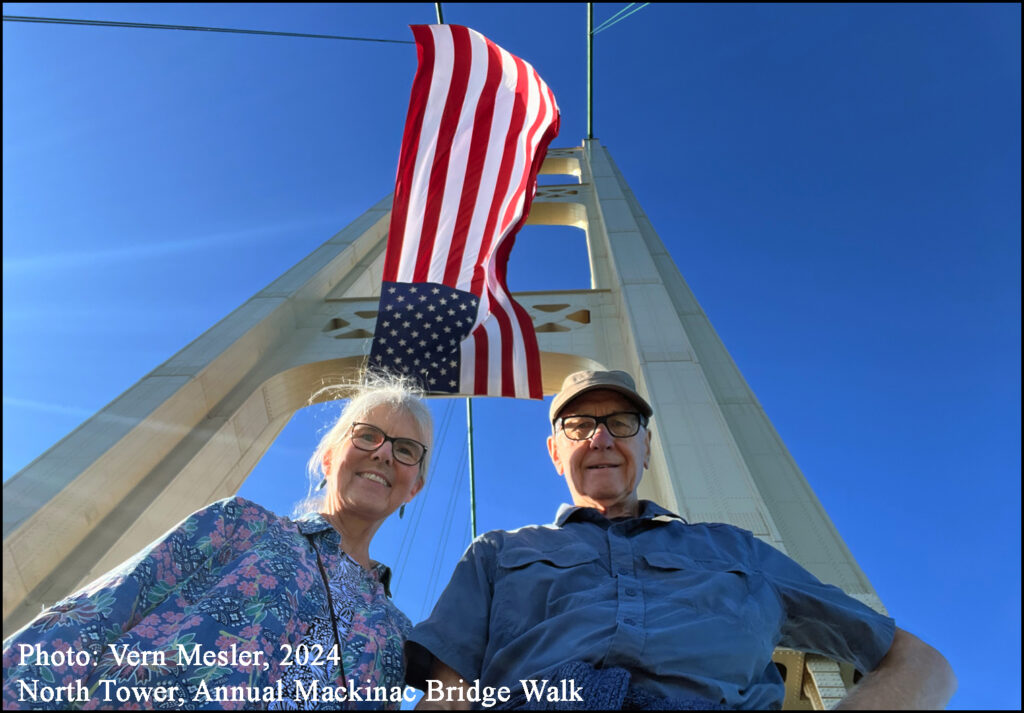Mackinac Bridge Walk 2024 North Tower